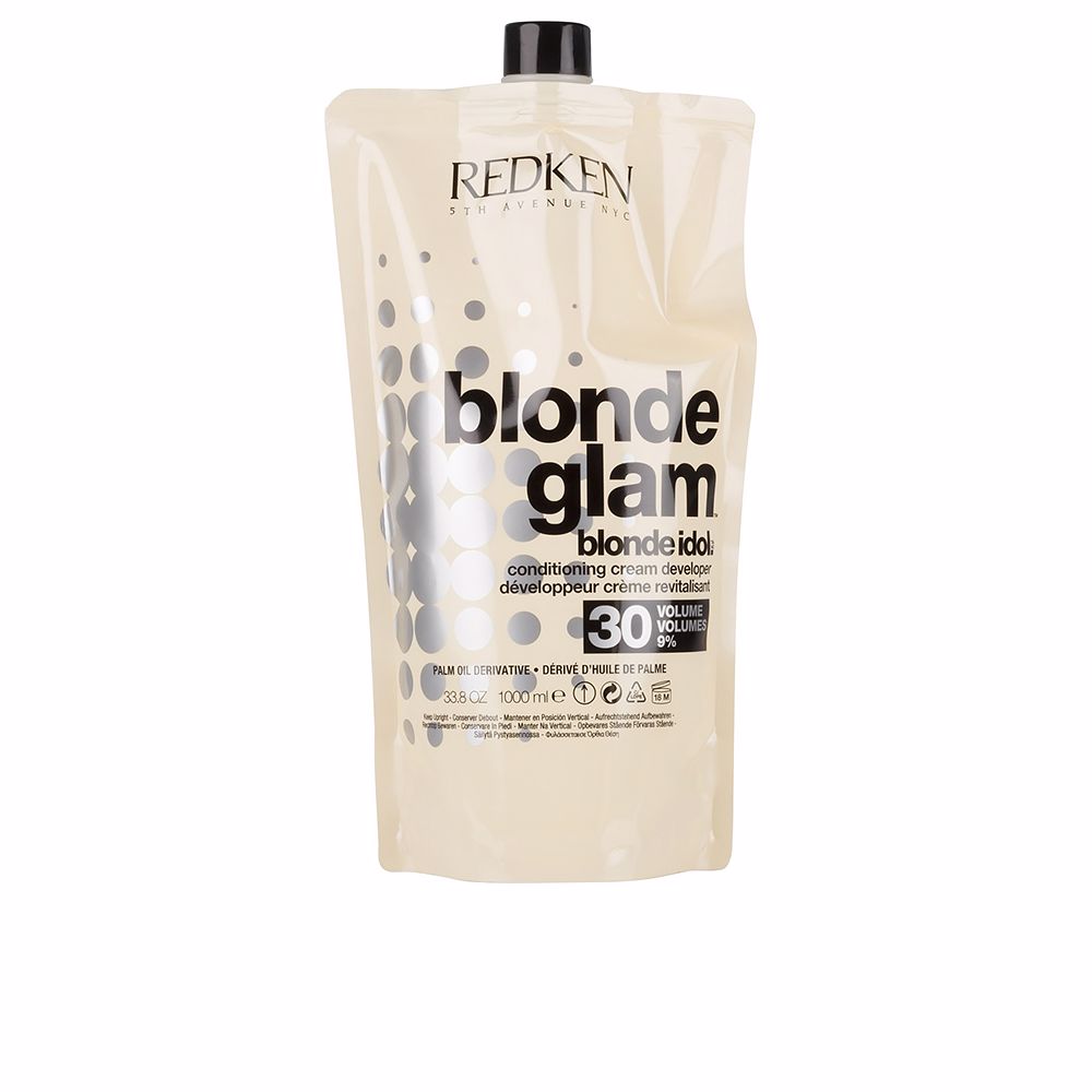 1000 ml 30-volume cream developer in conditioning cream form, Unisex professional product