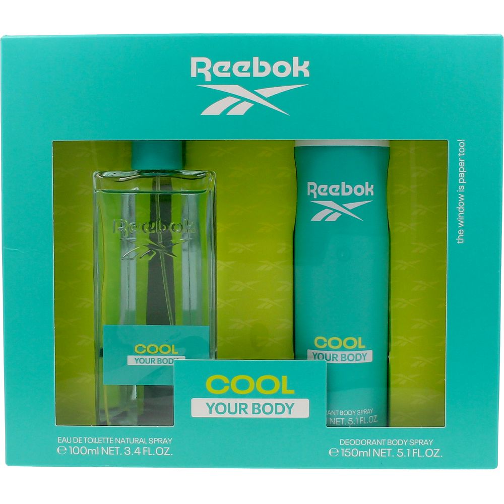 Reebok Inspire Your Mind fragrance set with Eau de Toilette and body spray in gift box