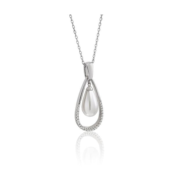 Timeless Pearl Elegance Pendant Necklace