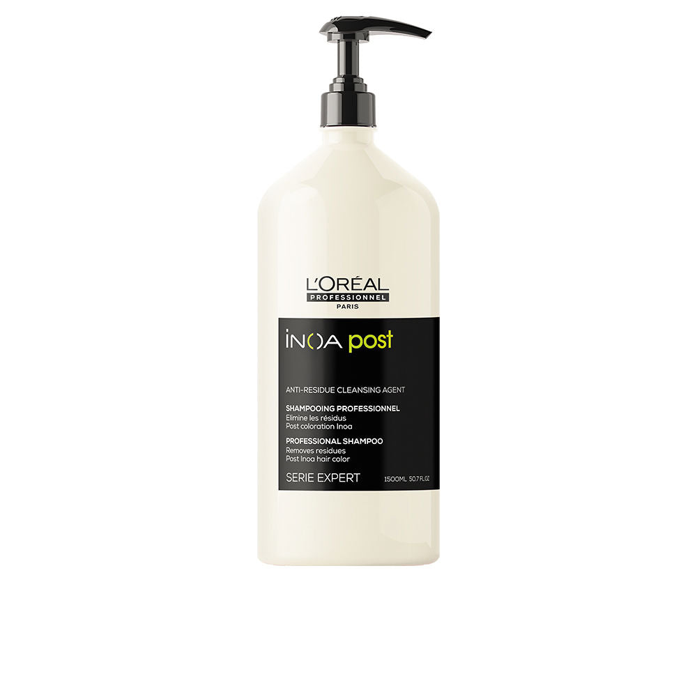 Large 1500 ml bottle of post-colour INOA shampoo for Unisex colour-treated hair