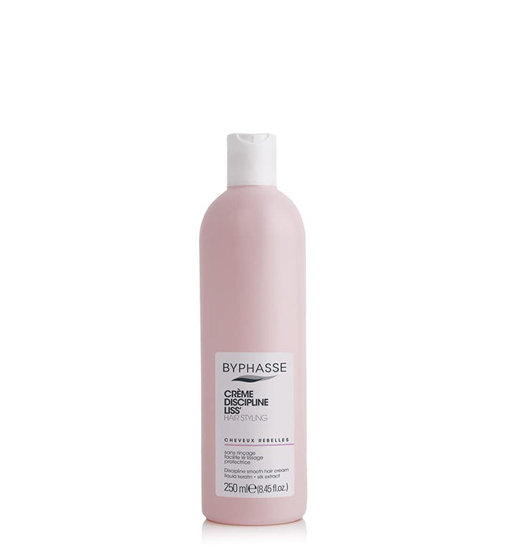 250 ml tube of keratin and silk smoothing leave-in hair cream for Women
