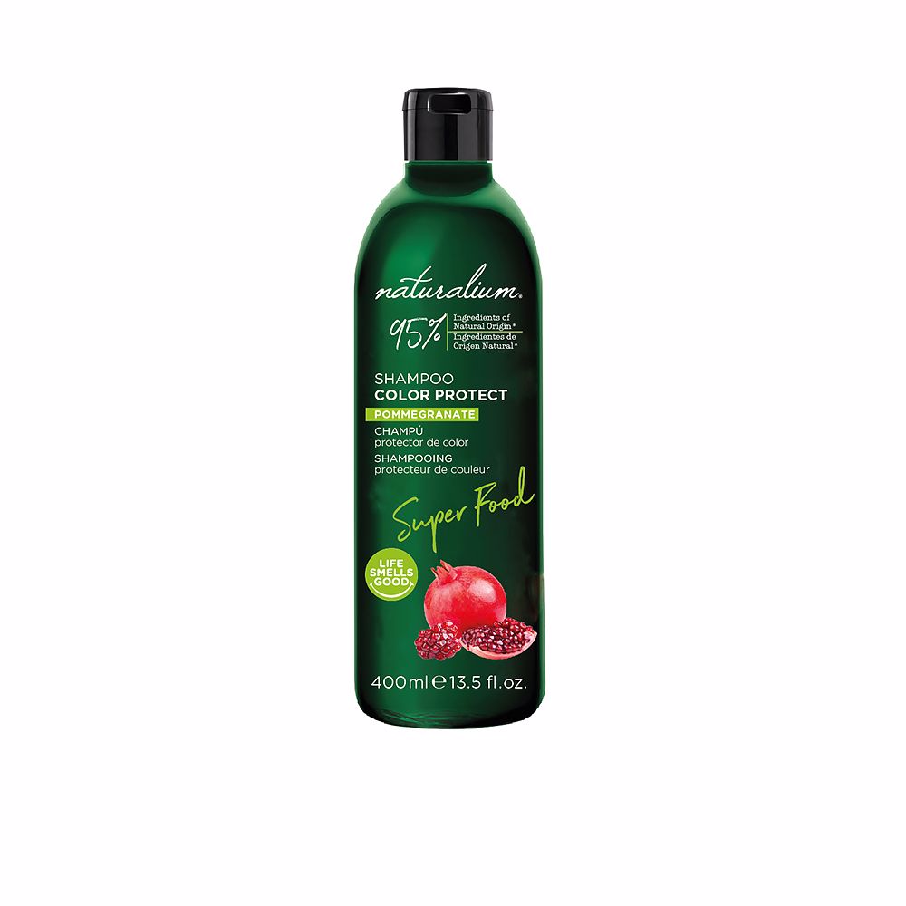 400 ml shampoo bottle for Unisex colour‑protecting hair care with pomegranate extract