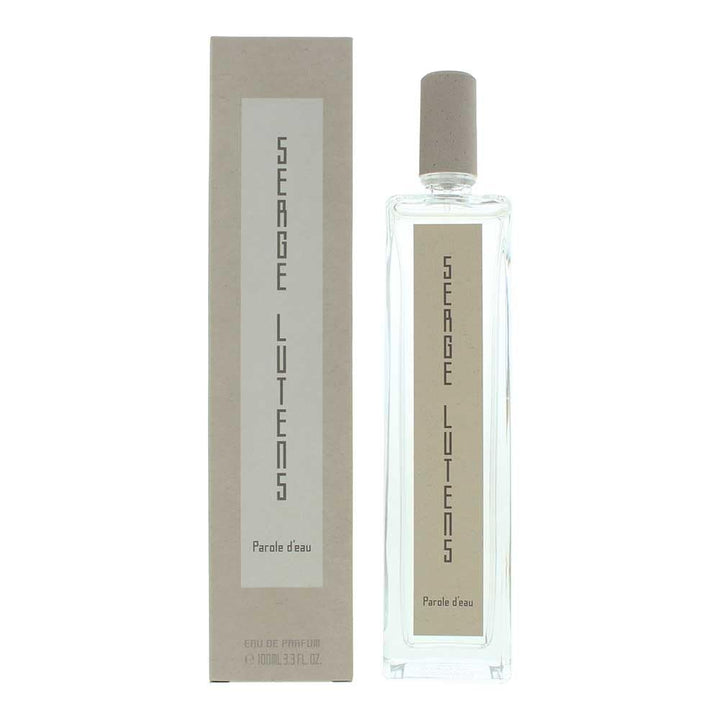 Clear glass perfume bottle, pine needle, lemon zest and eucalyptus leaves, 100 ml
