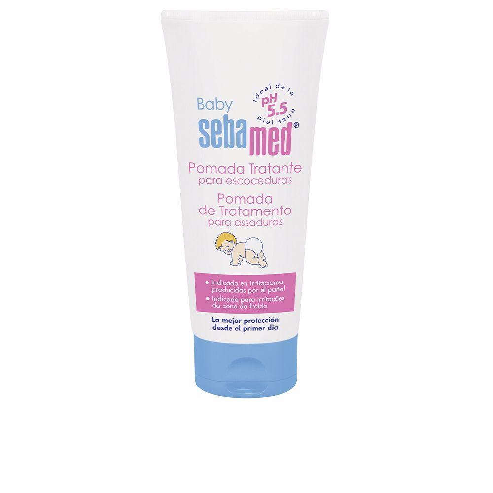 100 ml white tube of soothing protective treatment cream for baby skin