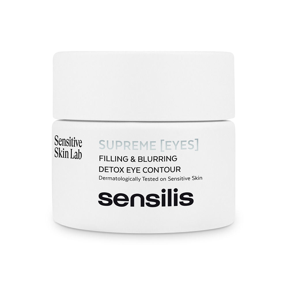 15 ml tube of eye cream, pale beige cream, compact packaging
