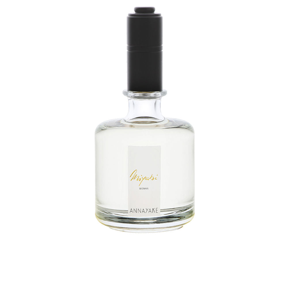 100 ml bottle of Miyabi Floral Woody Eau de Parfum for Women, floral‑woody scent