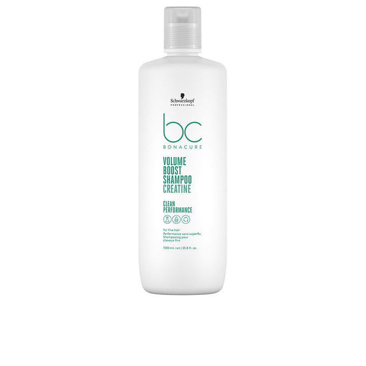 1,000 ml clear shampoo bottle for Unisex fine hair volume boost