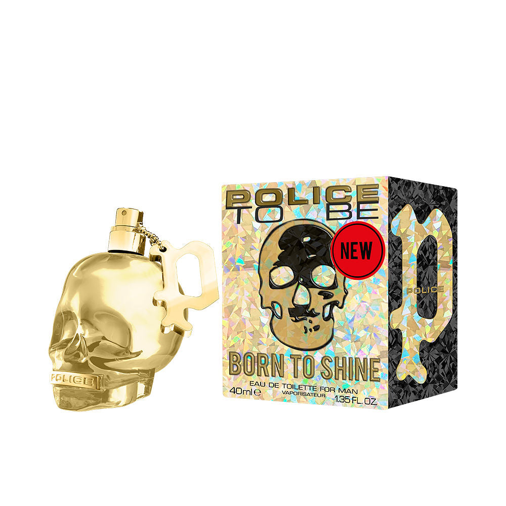 125 ml sculptural gold-finish bottle; mojito, lavender and patchouli scent for Man