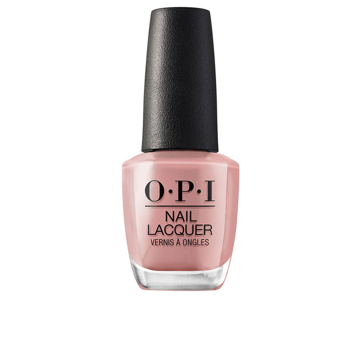 15 ml cream nail lacquer bottle in warm neutral red, curved ProWide brush cap