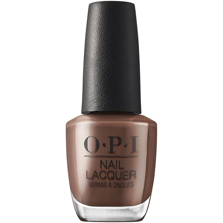 15 ml brown cream nail lacquer with ProWide brush, glossy finish