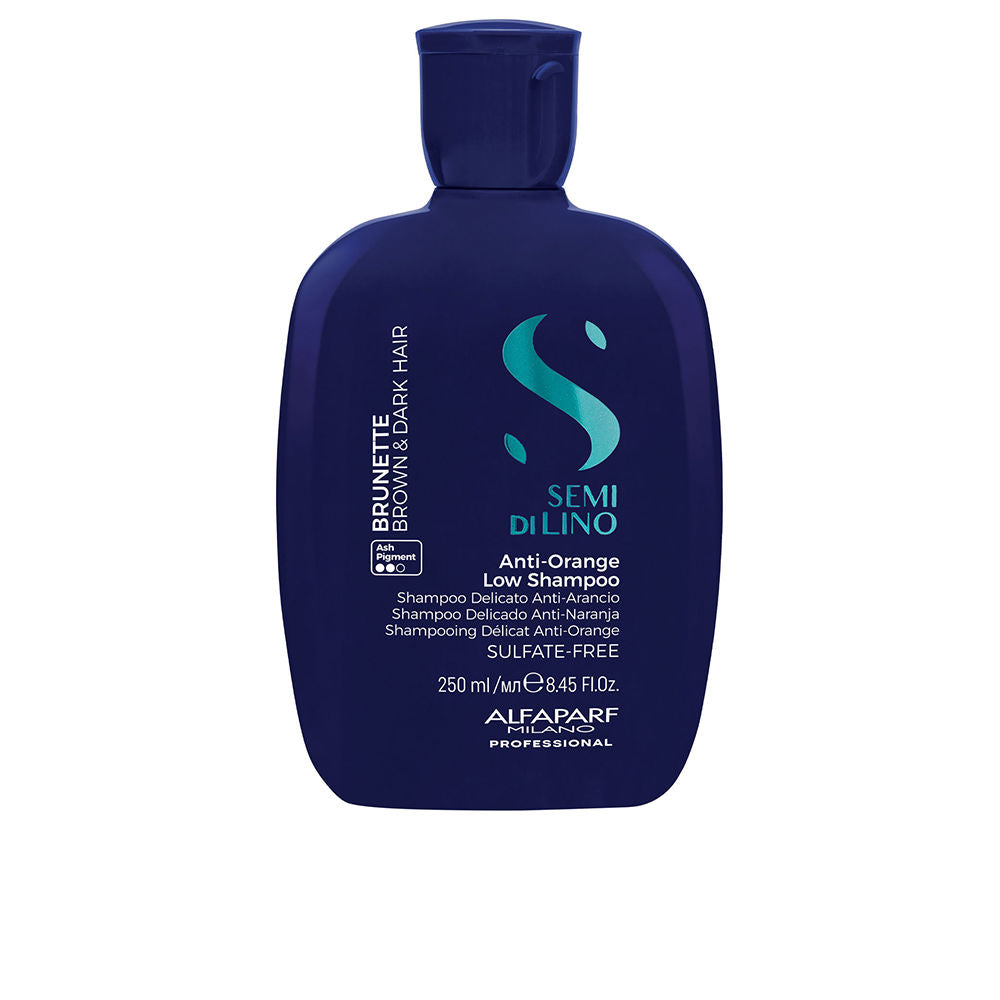 250 ml brown tone-correcting shampoo bottle for Unisex brown hair