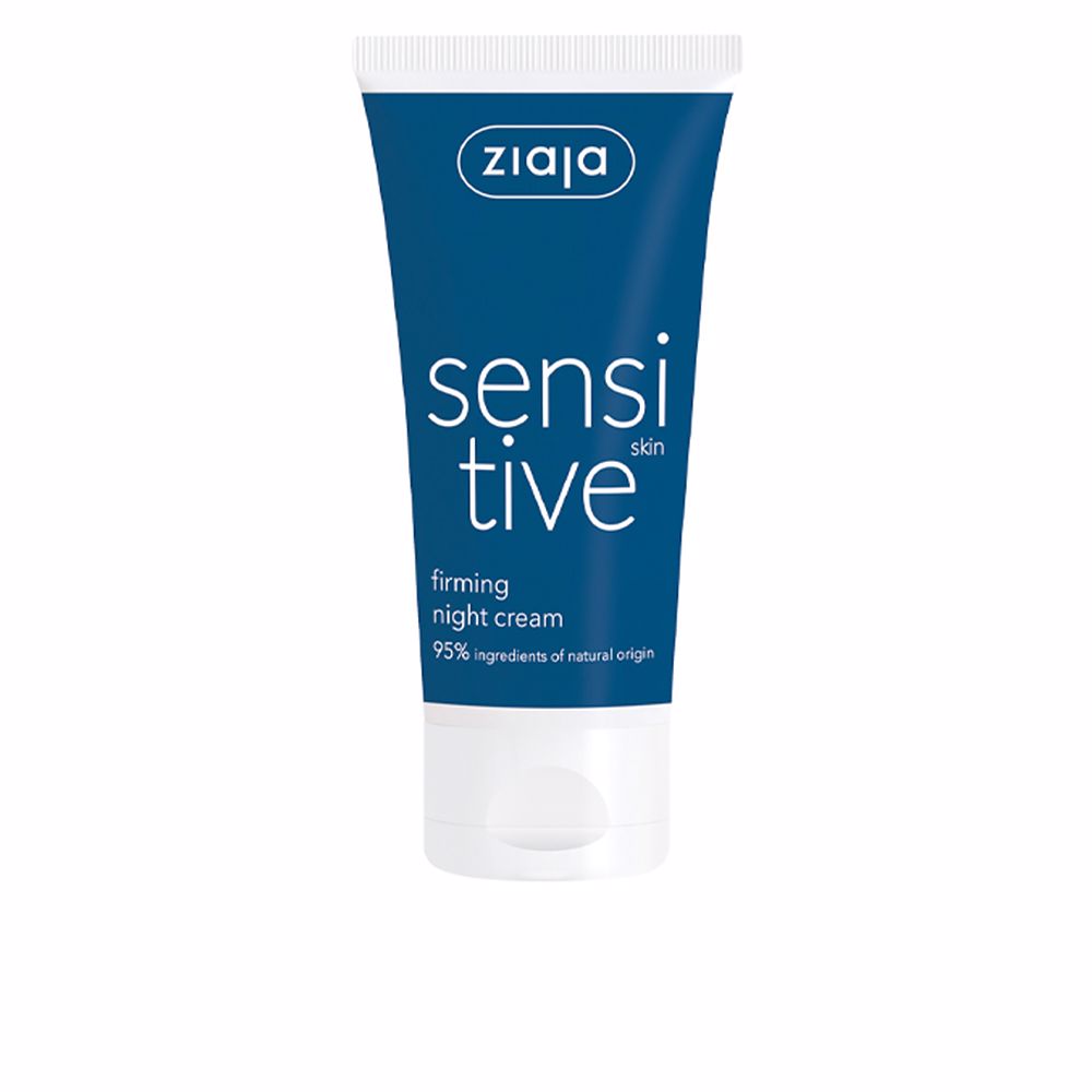 50 ml jar of creamy hyaluronic night cream for sensitive skin