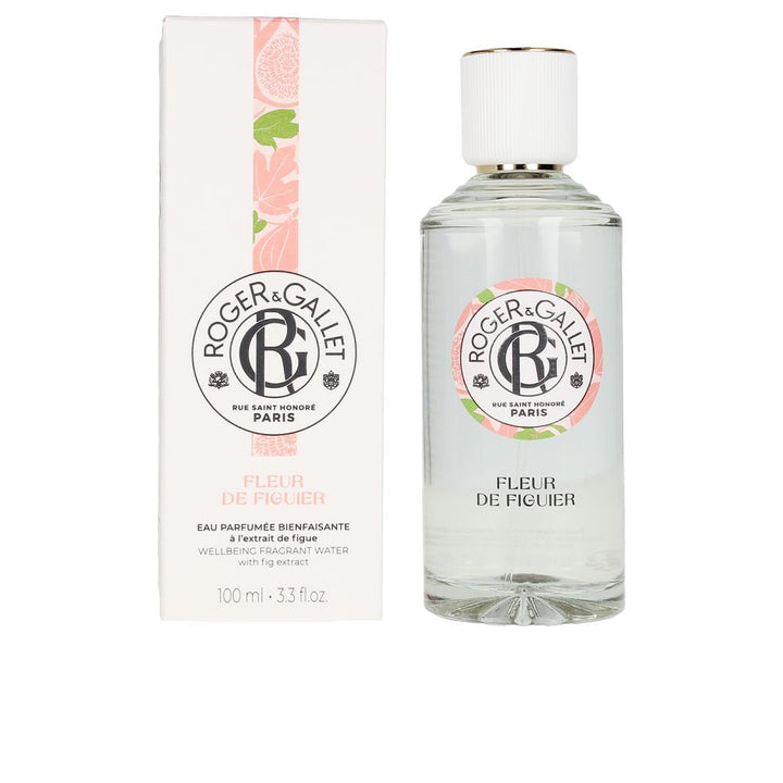 100 ml fig and citrus eau fraîche bottle, fig pulp and leaves motif