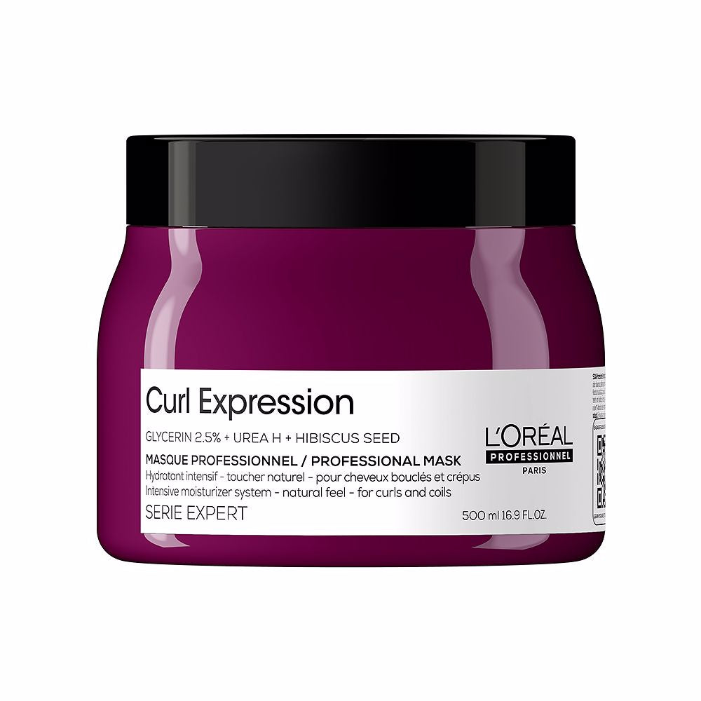 500 ml creamy curl mask jar; hydrating treatment for women with curls