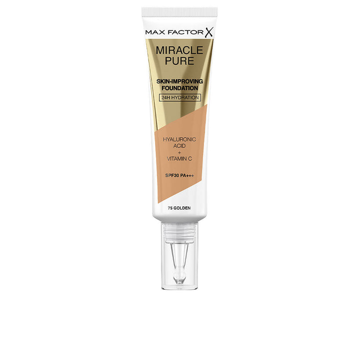 30 ml luminous liquid foundation bottle in shade 75‑Golden, SPF 30, Unisex