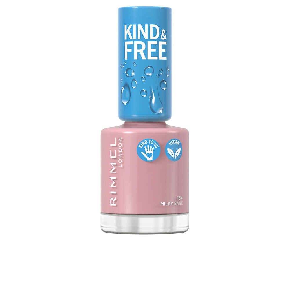 Small 8 ml bottle of milky bare cream nail polish, Unisex