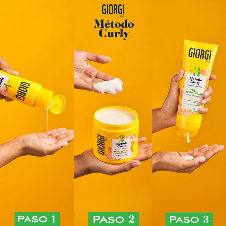 350 ml hair mask container for curly hair with avocado and plant proteins