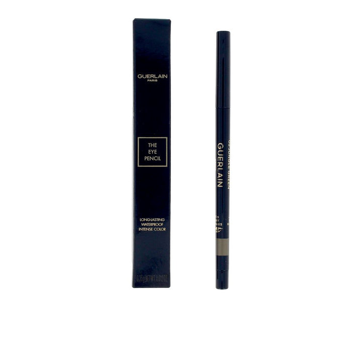 Retractable black eye pencil in Jungle shade, 3 g, with sharpener and black detailing