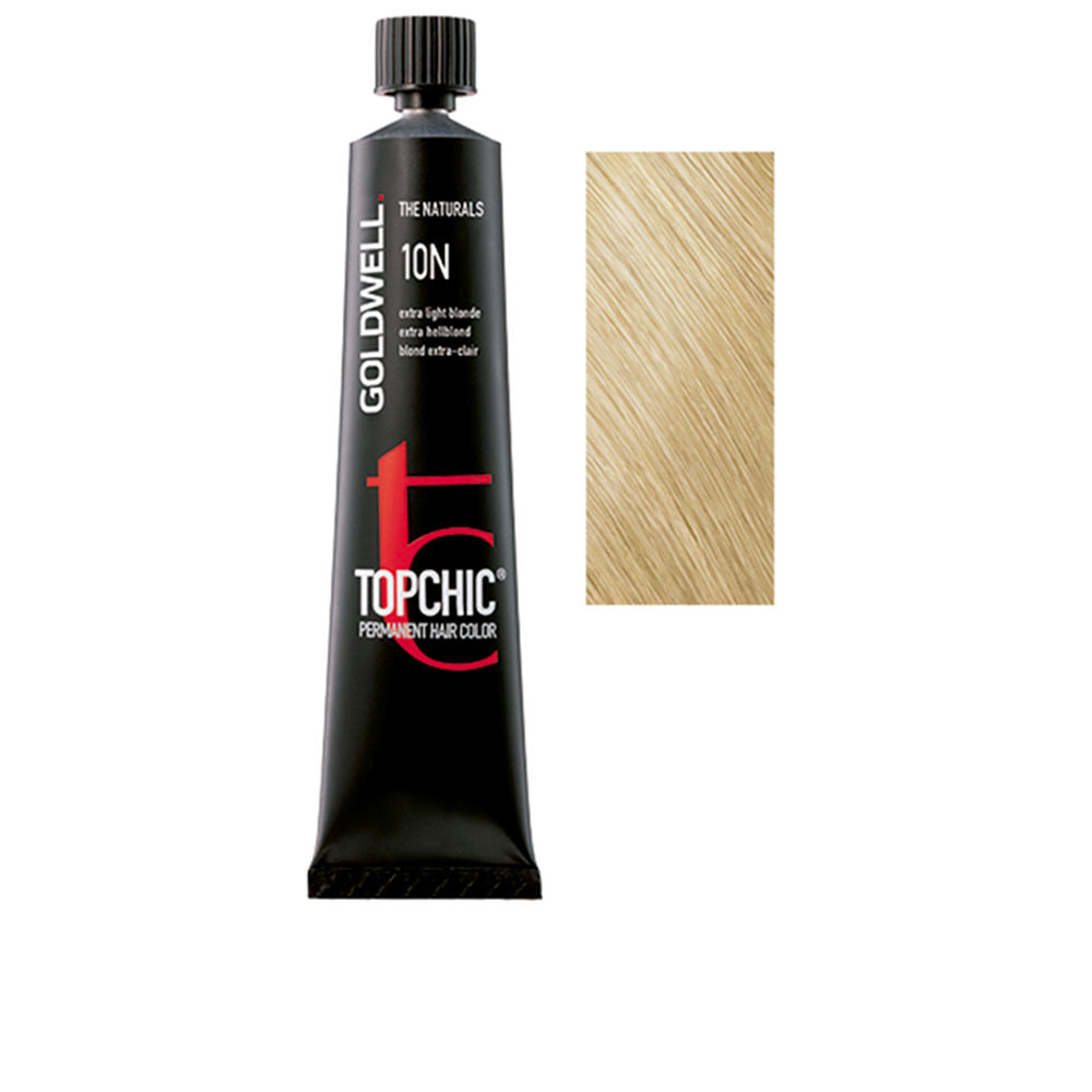Tube of permanent cream hair colour, shade 10N, 60 ml, natural light blonde