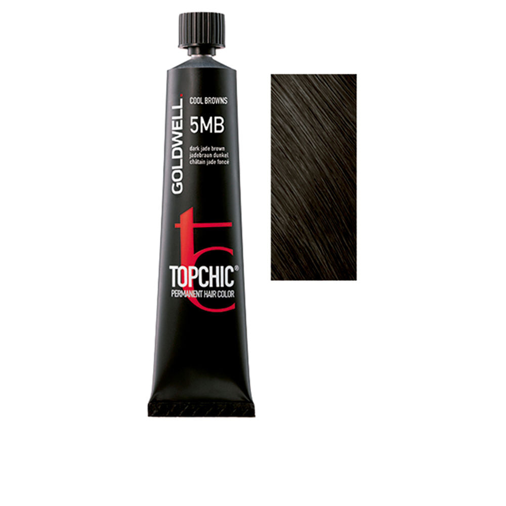 60 ml tube of permanent cream hair colour, shade 5MB medium brown mahogany