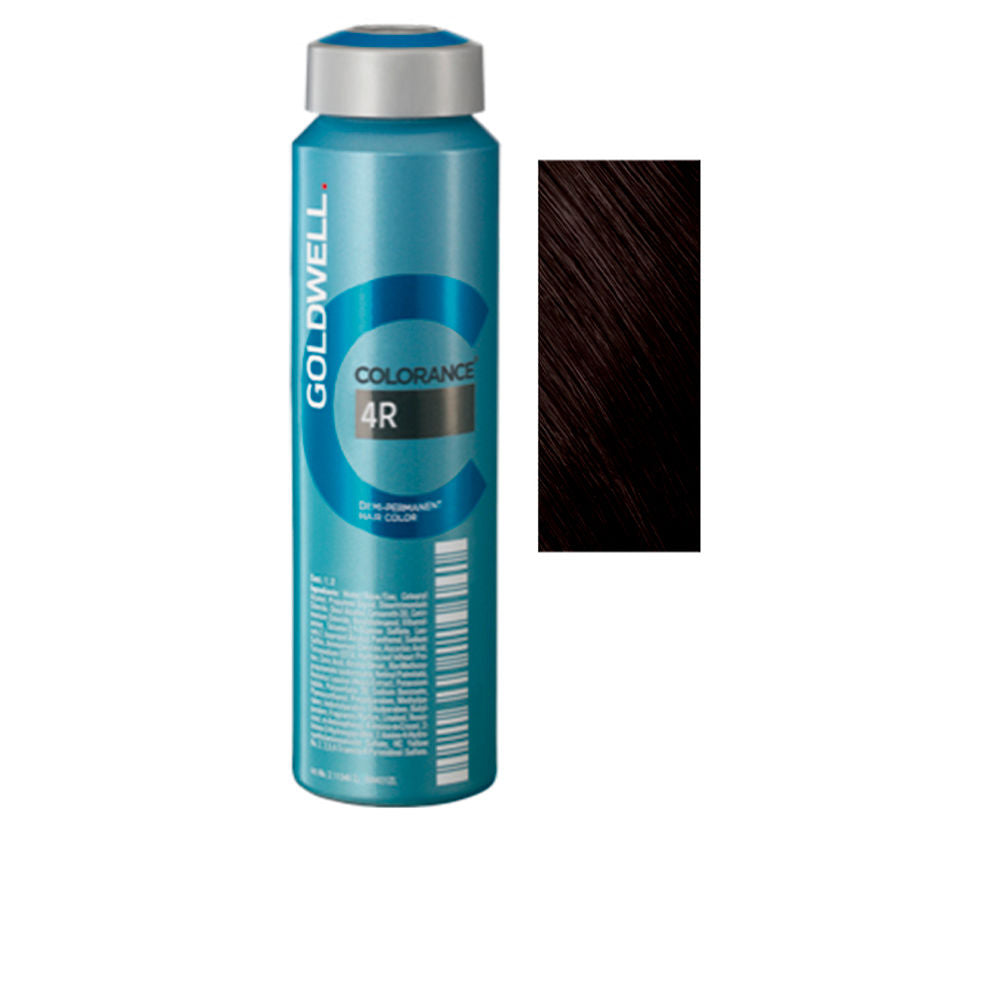 Tube of 4R copper demi-permanent hair colour cream, 120 ml