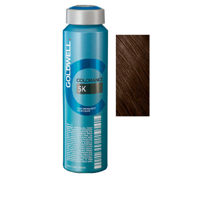 120 ml tube of demi‑permanent hair colour cream, rich brown shade, salon product