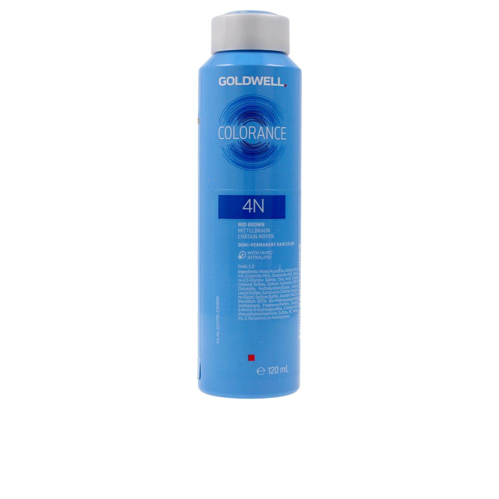 120 ml tube of demi‑permanent 4N natural brown hair colour for Women