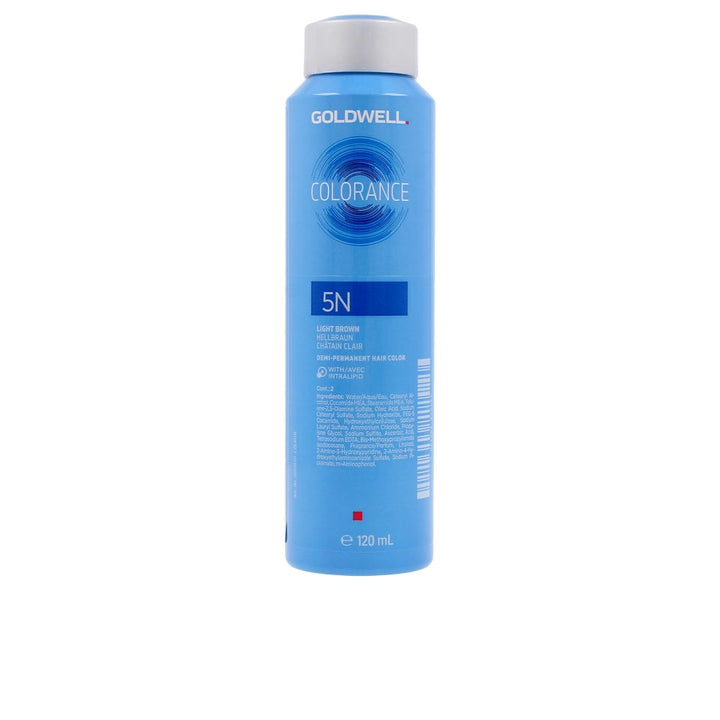 120 ml demi‑permanent hair colour bottle in natural brown, salon cream formula