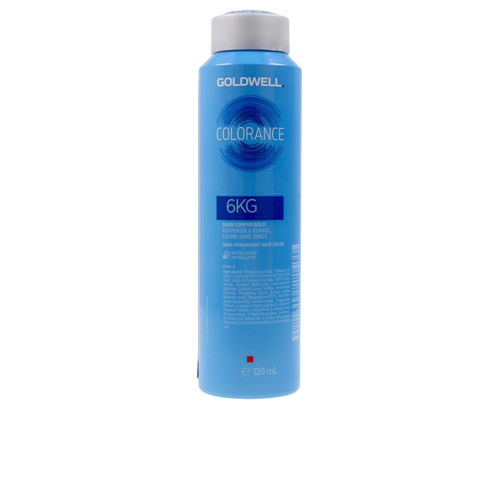 120 ml demi‑permanent hair colour tube in shade 6KG, conditioning gloss