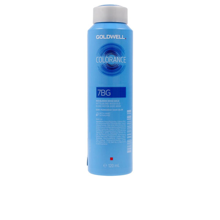 120 ml tube of demi-permanent cream hair colour, shade 7BG, glossy finish