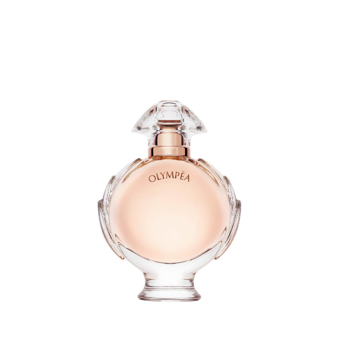 Pink-hued perfume bottle with laurel engraving, 80 ml, oriental floral scent