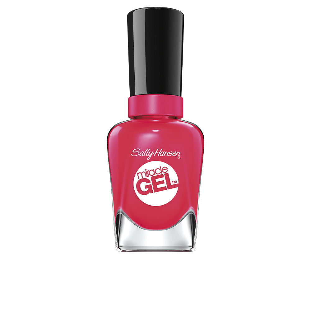 14.7 ml cream pink nail polish bottle with gel finish, Unisex