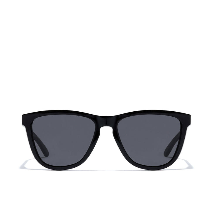 Black square nylon sunglasses, Unisex, 55.7mm lenses, 17mm bridge