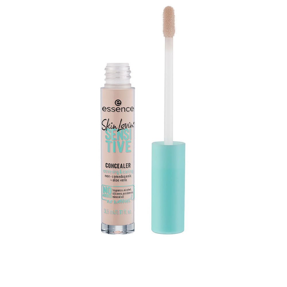 Tube of light cream concealer, 3.5 ml, natural-matte finish