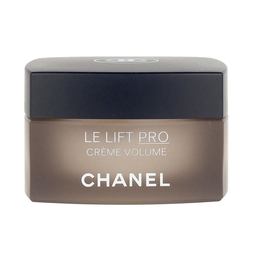 Cream jar of volumising face cream; 50 g, rich ivory texture