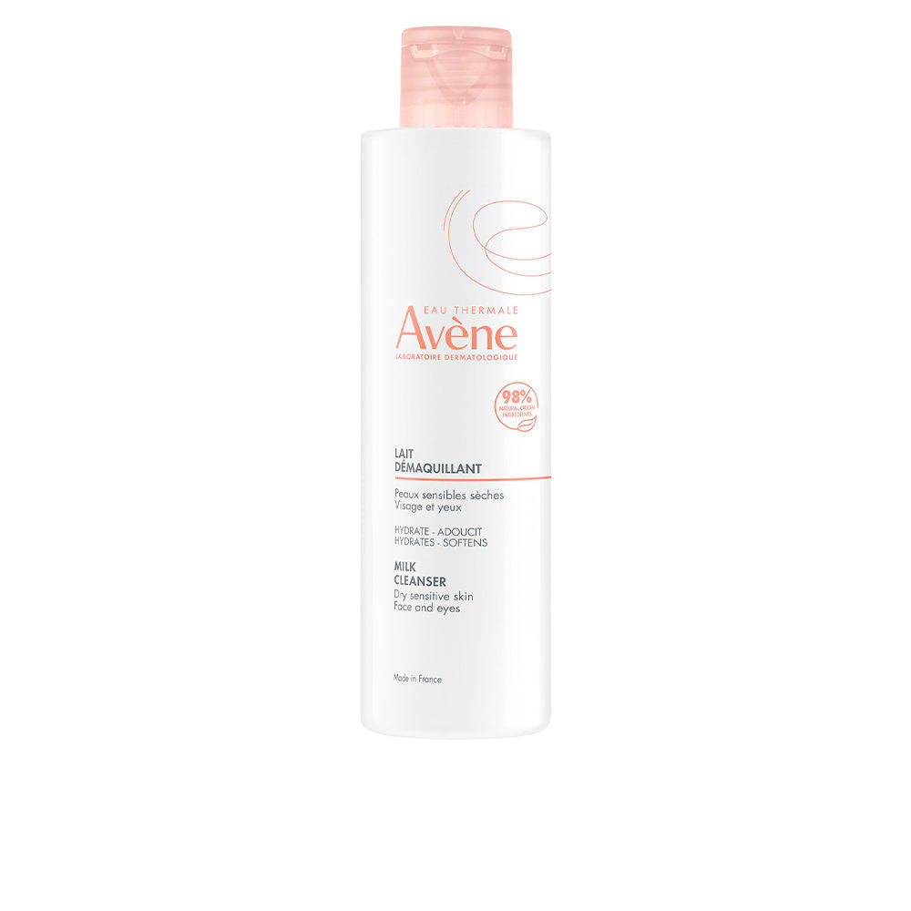 200 ml bottle of soothing thermal cleansing milk for sensitive Unisex skin