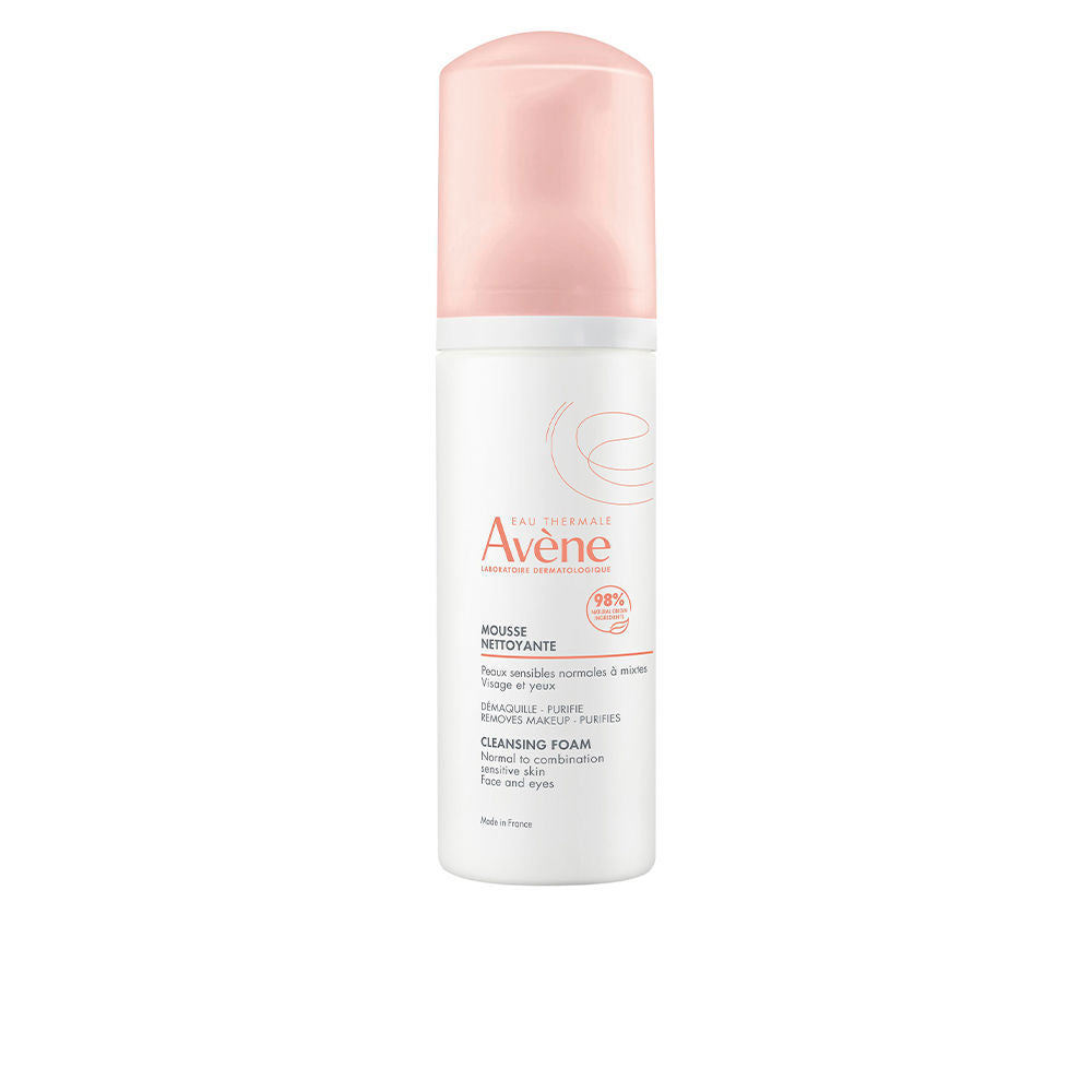 150 ml white pump bottle of gentle thermal spring cleansing foam for Unisex sensitive skin