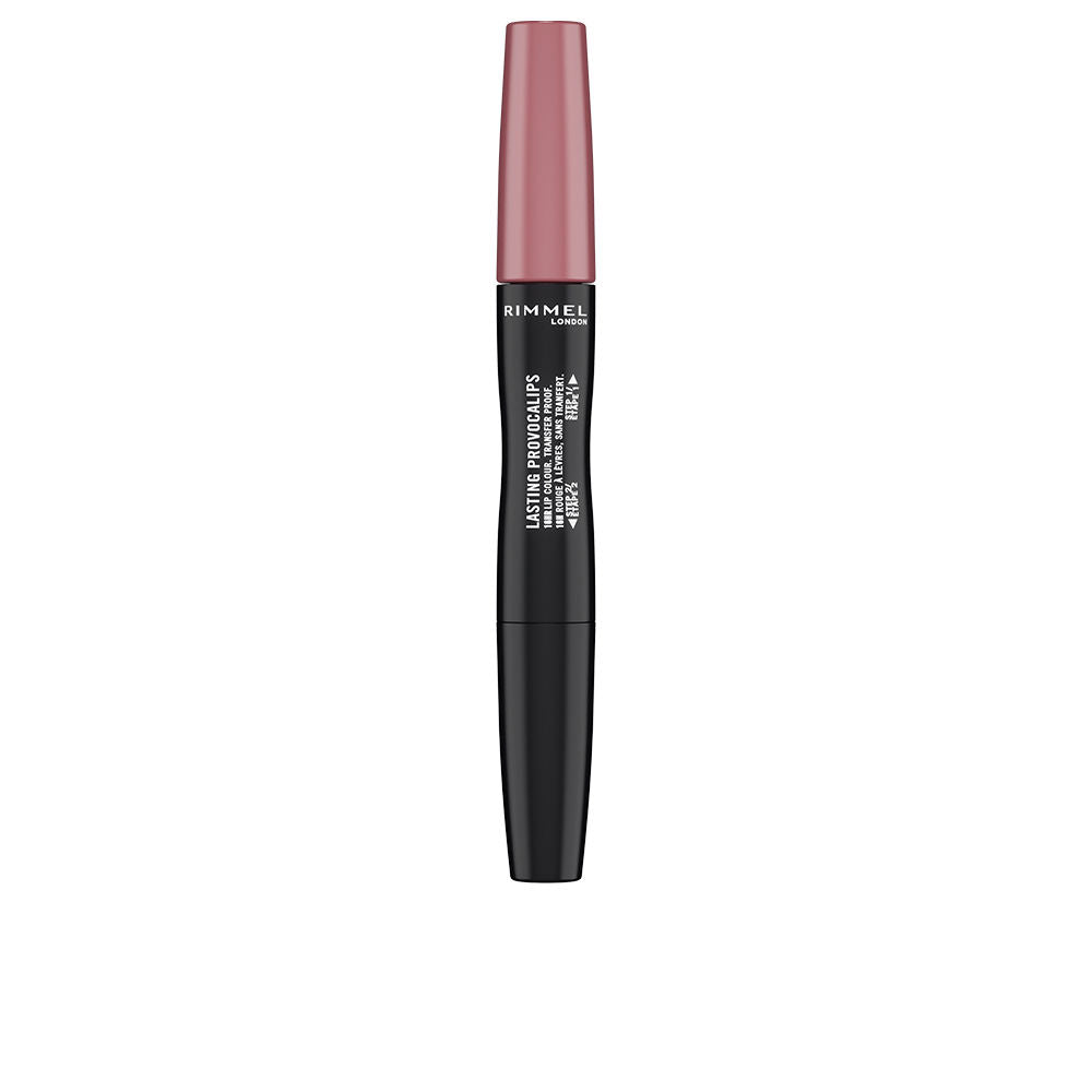 Compact 2.3 ml cream lip colour in muted rose, satin‑matte finish