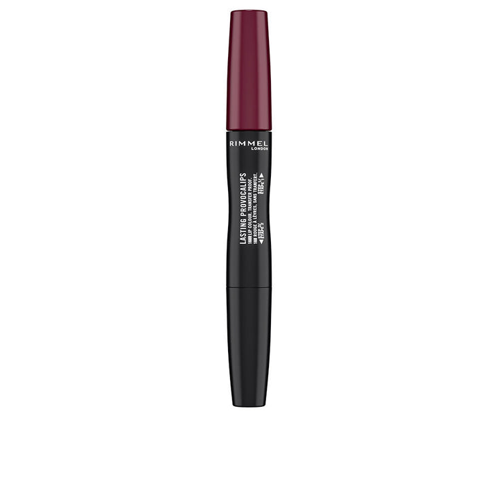 Satin red liquid lipstick tube with doe‑foot wand, 2.3 ml, shade 570‑no wine‑ing