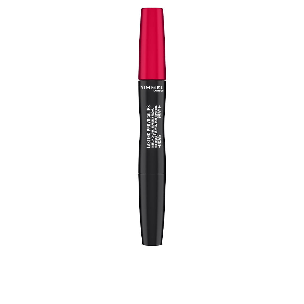 Satin red long‑wear lip colour tube, 2.3 ml, shade 500 Kiss the Town Red