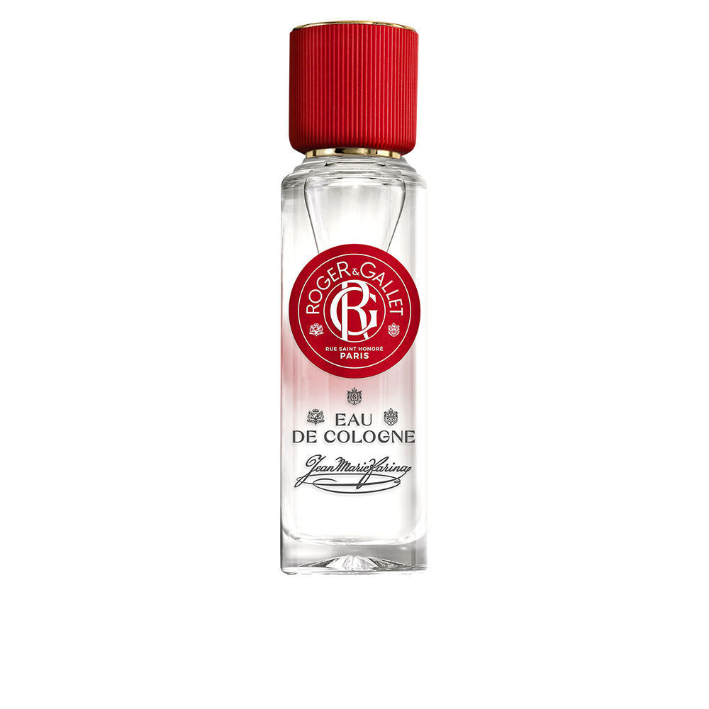 30 ml clear Eau de Cologne bottle, citrus aromatic notes, Unisex