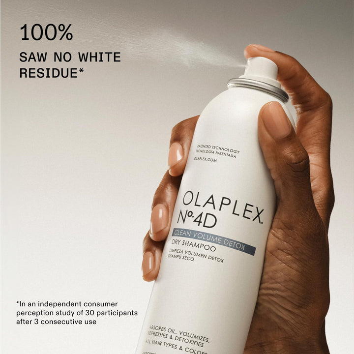 Matte aerosol can of detox dry shampoo, 250 ml, rice starch and rambutan extract