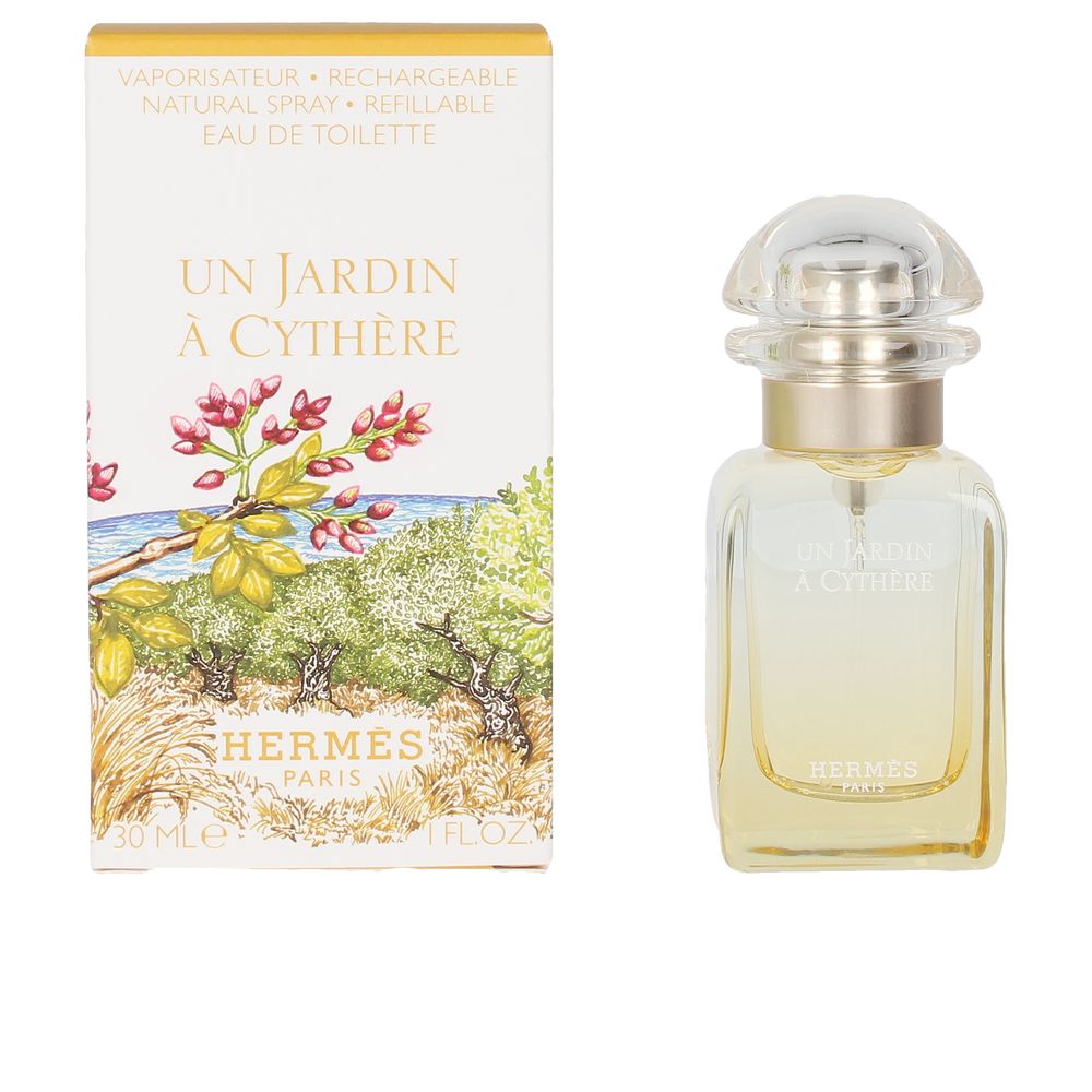 30 ml yellow-gradient glass spray bottle — citrus woody eau de toilette