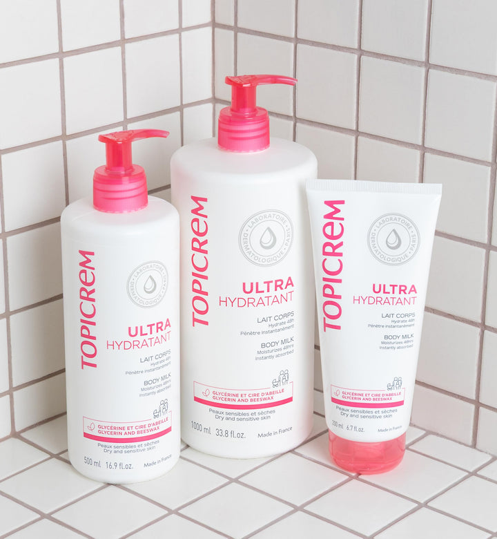 200 ml unisex body milk lotion with urea and glycerin for dry sensitive skin