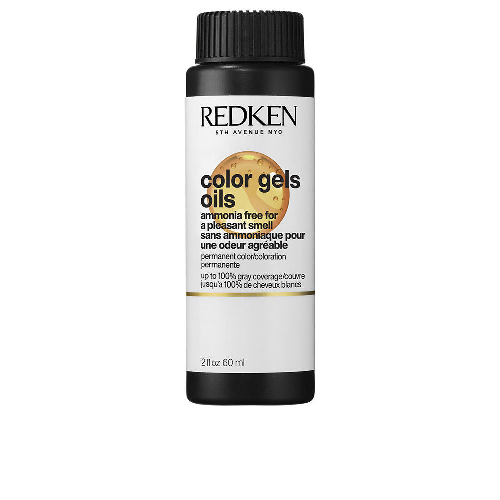 Three 60 ml vials of ammonia-free gel oil hair colour, shade 04NN