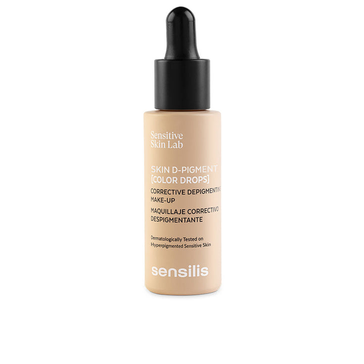 30 ml beige corrective liquid tint bottle with dropper, radiant finish