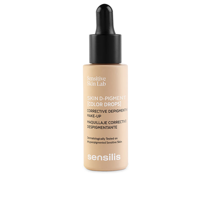 30 ml beige corrective liquid tint bottle with dropper, radiant finish