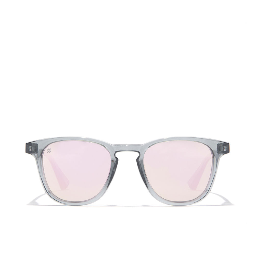 Matte grey rectangular nylon sunglasses, polarised lenses, Unisex, 140 mm