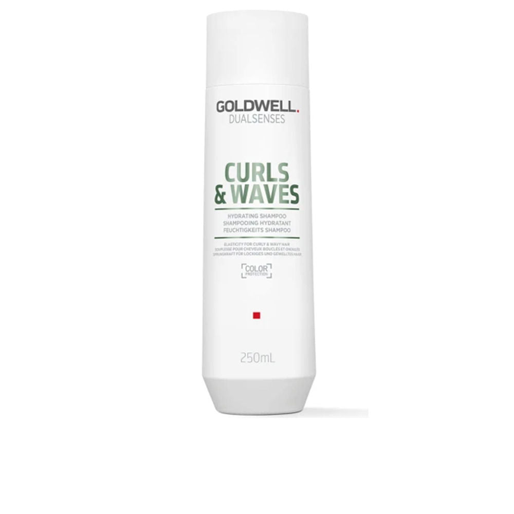 250 ml bottle of Curls & Waves shampoo, for unisex curly and wavy hair