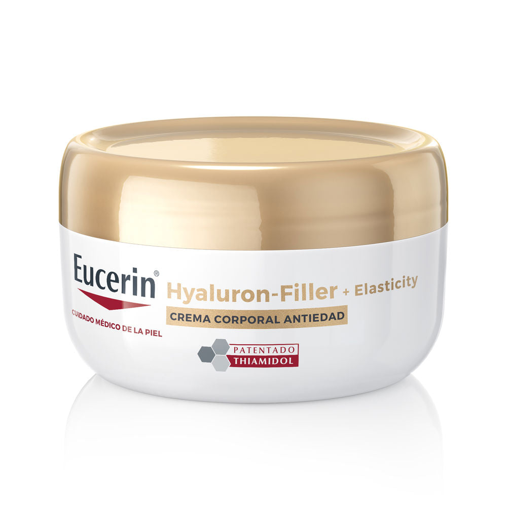 200 ml tube of Hyaluron-Filler + Elasticity body cream, creamy texture